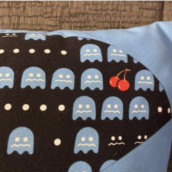 Society6 Pac-Man Ghost Plush Pillow Pacman Room Decor 14” - Picture 2 of 5